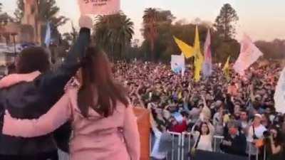 Thousands turn out for Ancap Javier Milei's campaign launch (Buenos Aires, Argentina)