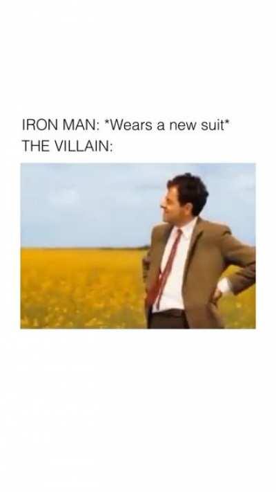 Mr. Bean's suit is more impressive