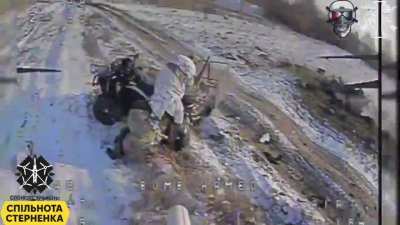 UA REG hunt down Russian soldiers on quads with FPVs in wait