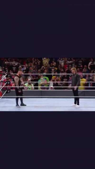 Logan gets a 3.5/5 for that stunner sell. Man tried to be like the rock and do flips 😂