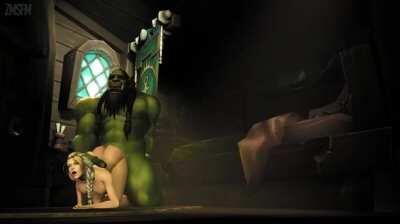 Jaina & Orc fucking all day long (zmsfm) [World of Warcraft]