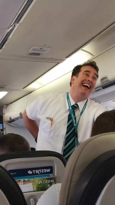 Funniest safety demonstration I've ever seen 😂