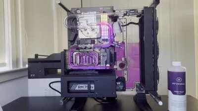 That moment you turn on the pc for the very first time