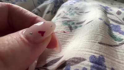 Tiny tampon man gets punished 