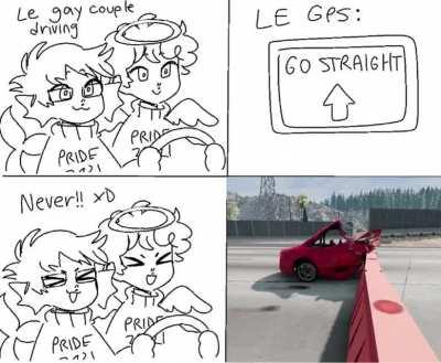 They didn’t go straight