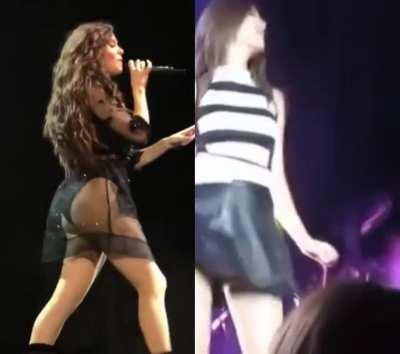 Deliberate Skirt Lift Battle: Hailee Steinfeld vs Victoria Justice