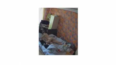 Client on business travel 10 years younger, flirted with me, mid-thirties married mother of two.  On a lunch break, I had to ride him.  Hubby likes the tape and that younger guys want me. 