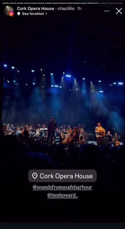 Ben Howard with the Cork Opera House Concert Orchestra - A Boat To An Island On The Wall // Sep 12 2025 Cork Ireland.