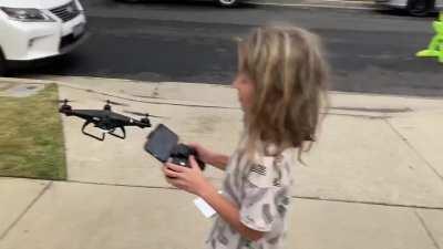 Sound on. Drone mishap.