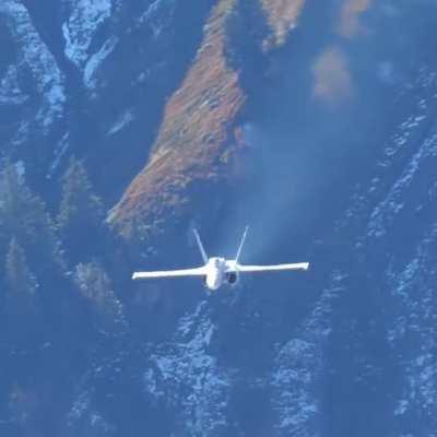 F 18 super hornet, Axalp2021