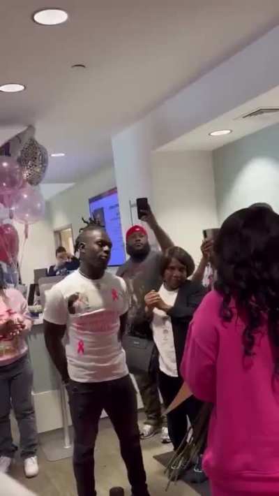 Cancer survivor gets the best engagement ever