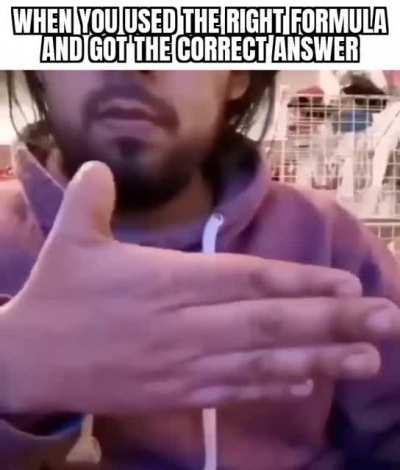 He a little confused, but he got the spirit