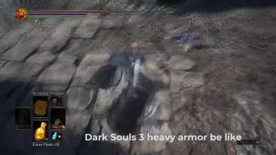 Hello guys Havel here I just woke up in dark souls 3 why the FUCK am I getting staggered by these bum enemies, i'm wearing literal rock.