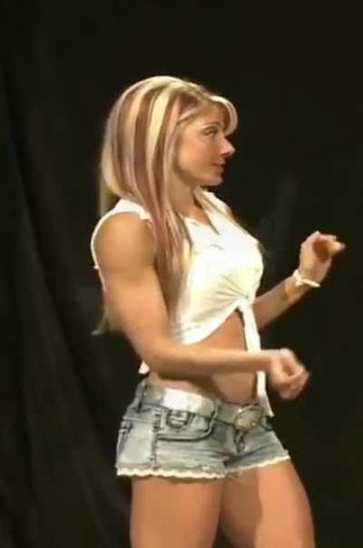 Alexa Bliss is so incredibly hot and she's fit and strong. She could beat the crap out of men 