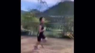 When you have gym right after lunch