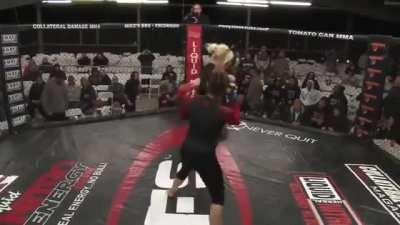 Stepping in the octagon with a REAL fighter