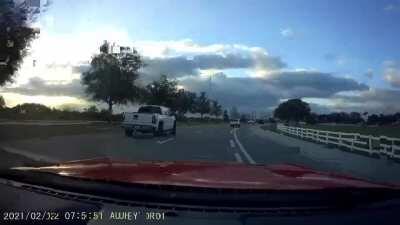 Don’t be a left lane camper and hold up traffic like this guy..