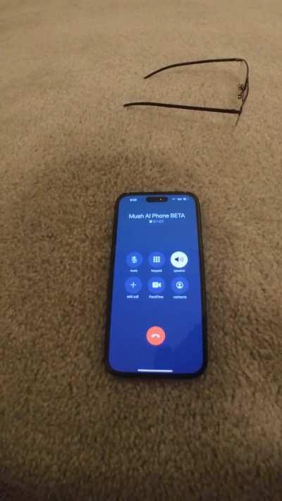 Just a normal phone call with ChatGPT