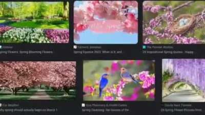 A bit early, Springs hasn't started yet