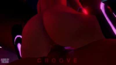 Sombra get creampied (Croove, Volkor) [Overwatch]