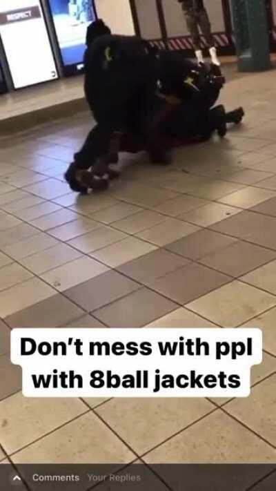 If you see a nigga with a 8ball jacket RUNNN!