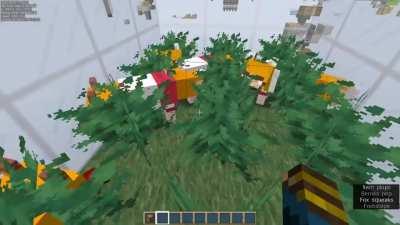 A completely normal sweet berry farm (texture pack by u/BwPEKKA)