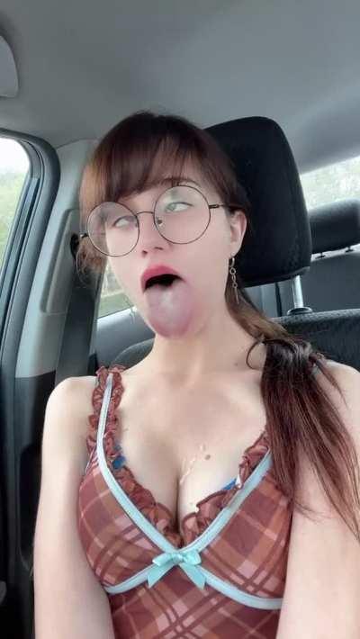 I hope no one saw me doing this in the parking lot!