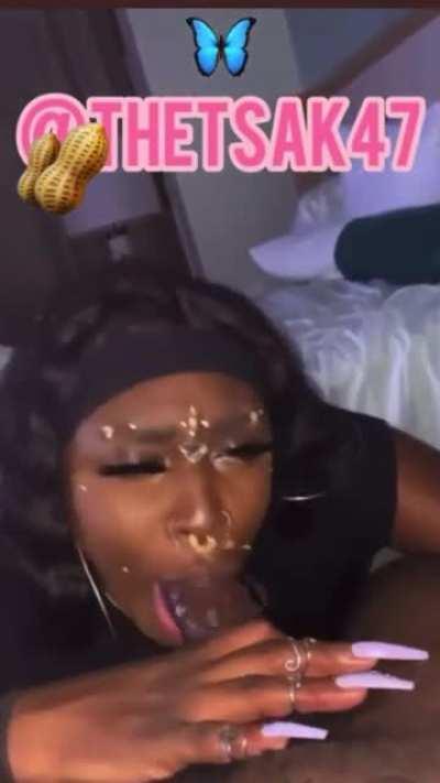 Ts india makes the dick nut hard! & keeps sucking 😫😫 can you take it?