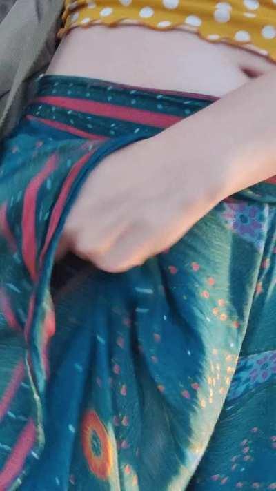 What would you do if you peeked out your window and caught me doing this?