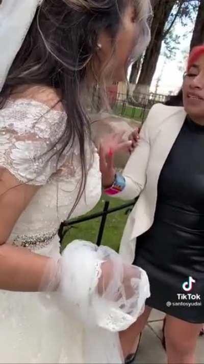 On the wedding day of all days 🤦‍♂️