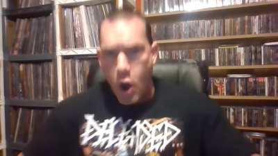 POV you just told me your favourite bands slipknot (not happy)