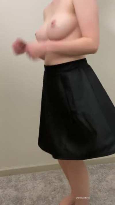 Do you like my skirt twirl? :)