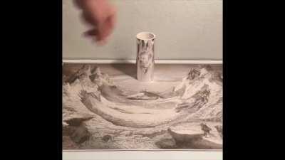 How the mirror image turns into a portrait