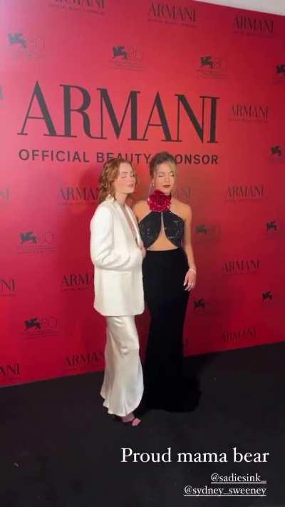 Sydney Sweeney and Sadie Sink 