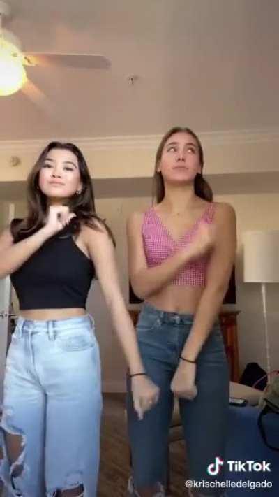 Krischelle with friend