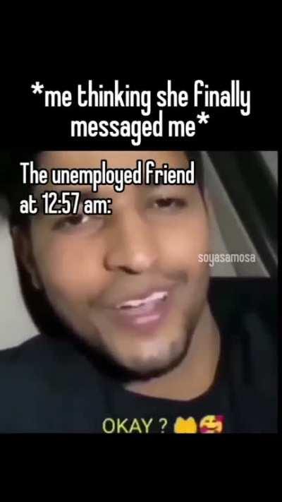 atleast someone dmed