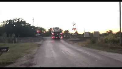 What is it with people and parking on railway lines!