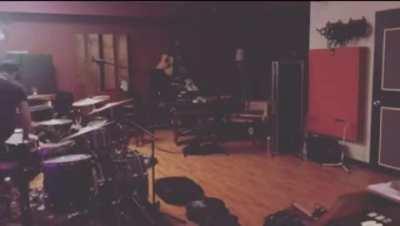 WCGW Sanding on the back of a couch to mount a camera?