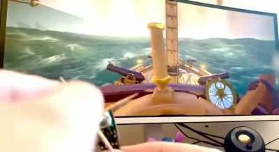 I made an external mini rudder for fun. What rudder design should I sculpt?