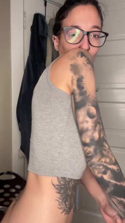 My hair in a ponytail means it’s ready to be pulled 