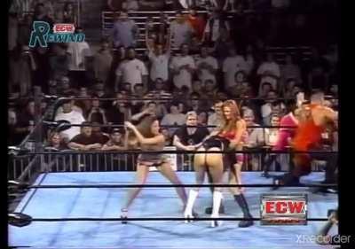 Francine and Sunny wedgie, spanked and humiliates the HOT Dawn Marie...OMG SO HOT🔥🔥🔥