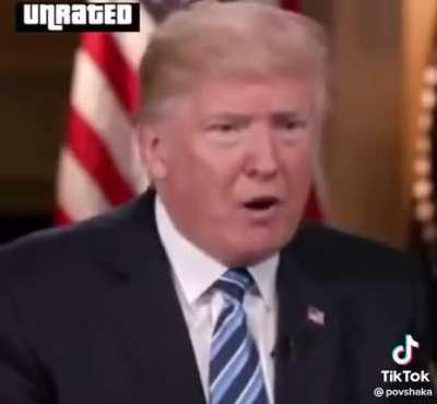 Nah Trump spittin fax doe