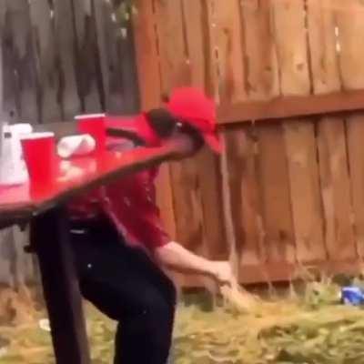 Super Mario shooting fireballs