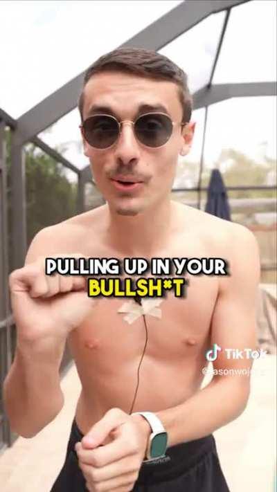 Guy thinks he's a chick magnet