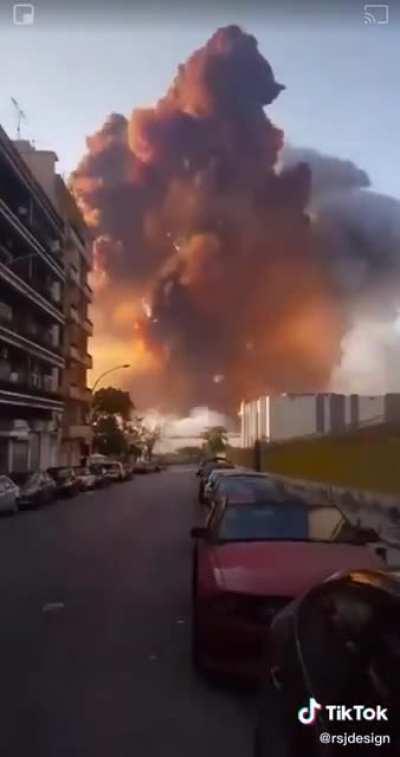 craziest video of beirut explosion yet
