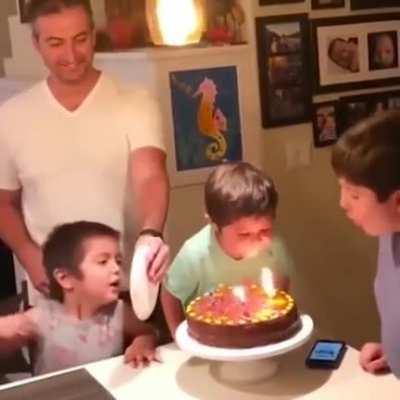 nice try kiddo: this time with sound as per request