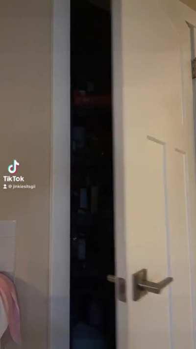 foopahh jiggling tits in dark closet