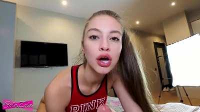 Sola Zola Closed Mouth Cumshot And Swallow