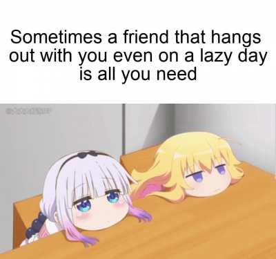 It's the company that counts...