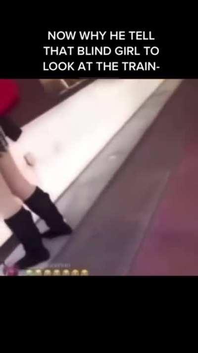 Ricky loves getting on the train